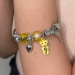 دستبند پاندورا رنگ زرد