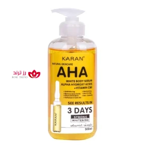 سرم روشن کننده بدن AHA رز ترند ضد لک و سفید کننده