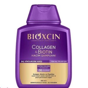 شامپو بیوکسین کلاژن و بیوتین بنفش